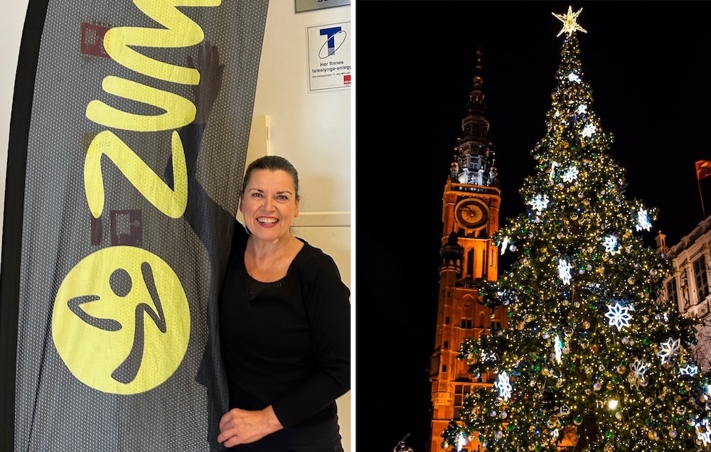 Zumba, fritid og felles middag